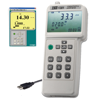 TES-1381 电导计/碱度计/化还原电位计